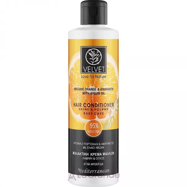 Velvet Love for Nature Organic Orange & Amaranth Hair Conditioner ����������� ��� ������� 