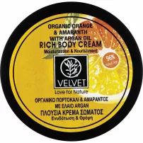 Velvet Love for Nature Organic Orange & Amaranth Rich Body Cream ���� ��� ���� "Moisturization & Nourishment"