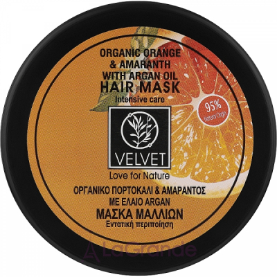 Velvet Love for Nature Organic Orange & Amaranth Hair Mask    