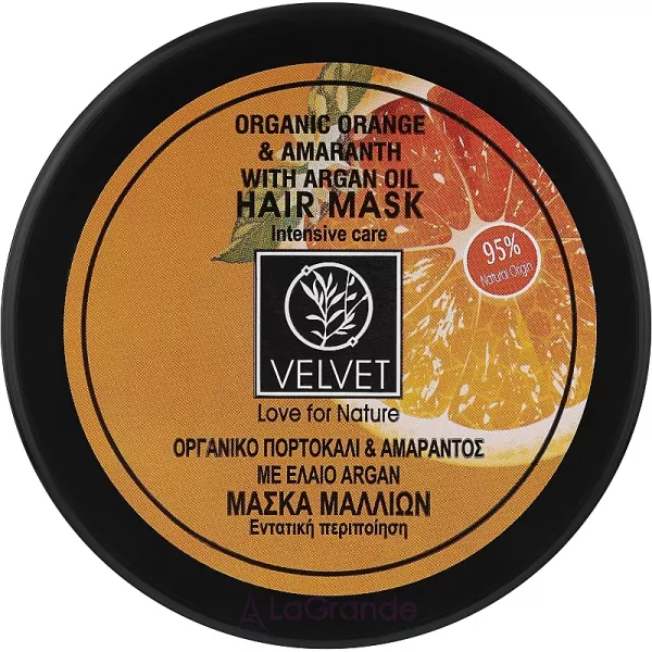 Velvet Love for Nature Organic Orange & Amaranth Hair Mask ����� ��� ������� 