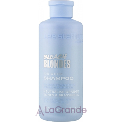 Lee Stafford Bleach Blondes Ice White Toning Shampoo       