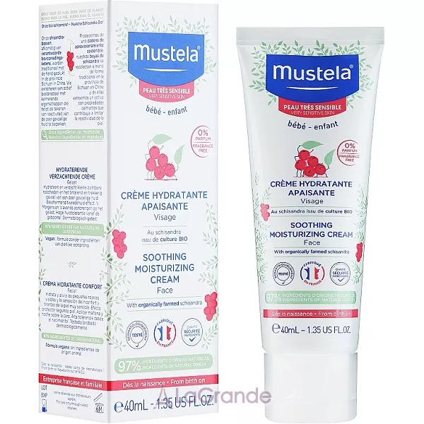 Mustela Bebe Face Soothing Moisturizing Cream Very Sensitive Skin ������������ �������������� ���� ��� ������� ����