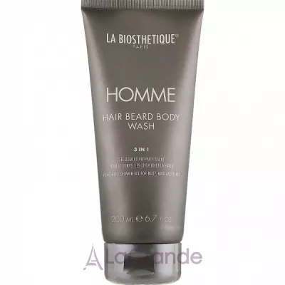 La Biosthetique Homme Hair Beard Body Wash   ,   