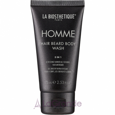 La Biosthetique Homme Hair Beard Body Wash   ,   