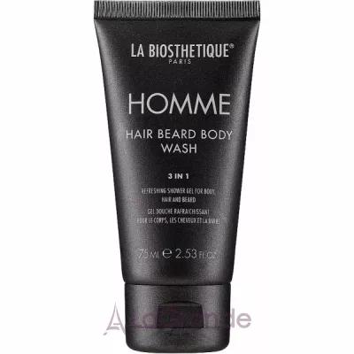 La Biosthetique Homme Hair Beard Body Wash   ,   