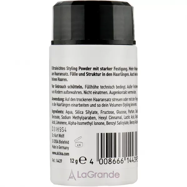 Alcina Style Aufgepudert Volume Styling Powder ����� ��� �����