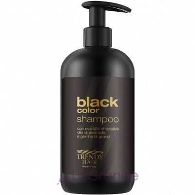 Trendy Hair Black Color Shampoo      
