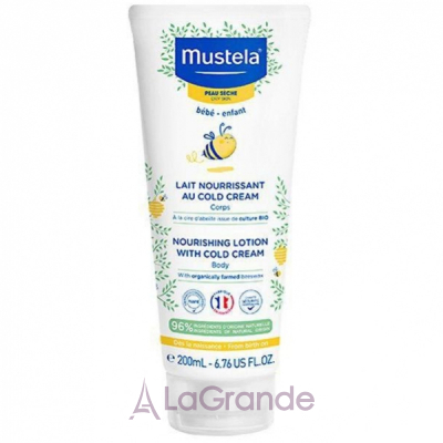 Mustela Bebe Nourishing Lotion with Cold Cream -  
