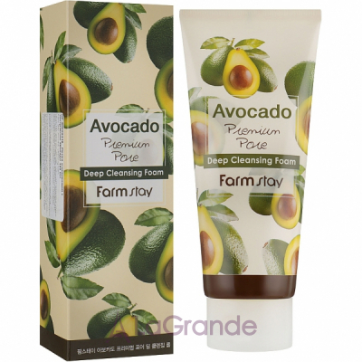 FarmStay Avocado Premium Pore Deep Cleansing Foam ϳ  
