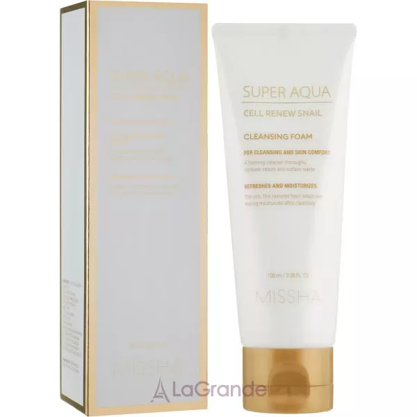 Missha Super Aqua Cell Renew Snail Cleansing Foam ����� ��� �������� � ���������� ������