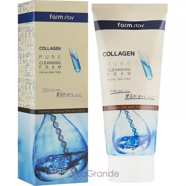 FarmStay Collagen Pure Cleansing Foam ����������� ���� � ���������