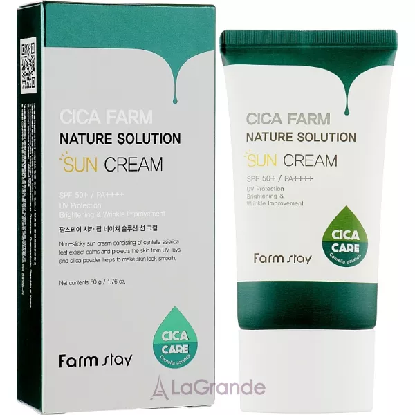 FarmStay Cica Farm Nature Solution Sun Cream SPF50 + PA++++ �������������� ���� � ��������� SPF50