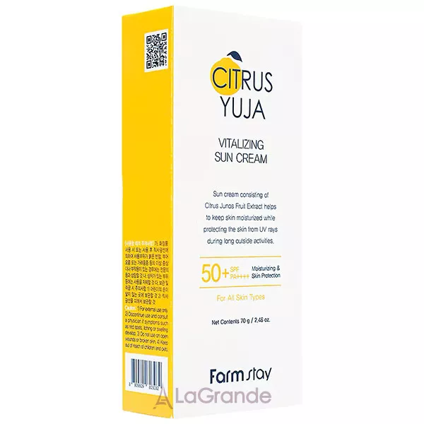 FarmStay Citrus Yuja Vitalizing Sun Cream SPF50+ �������������� ����
