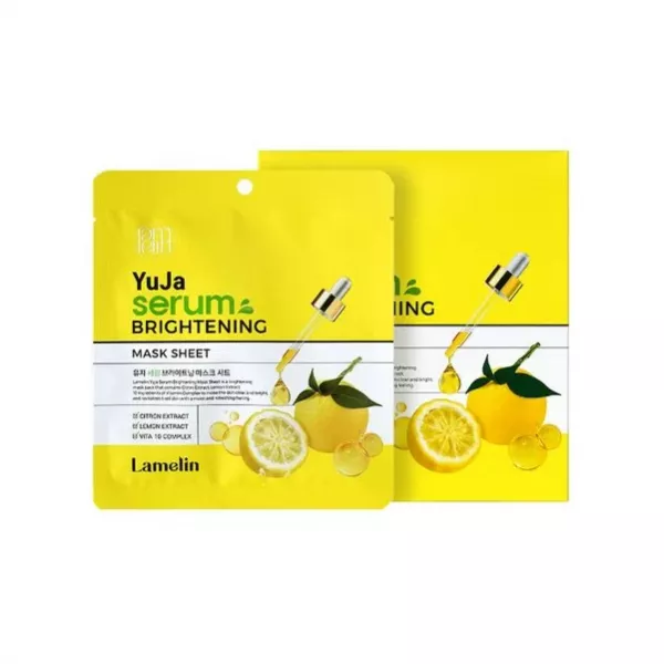 Lamelin Yuja Serum Brightening Mask Sheet ������������ �������� ����� ��� �������