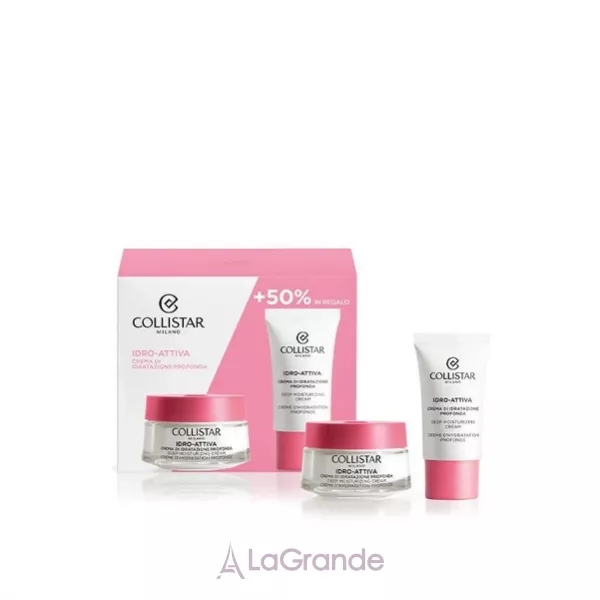Collistar Idro-Attiva Deep Moisturizing Cream Set ���� �������������� ����� ��� ������� (50ml + 25ml)