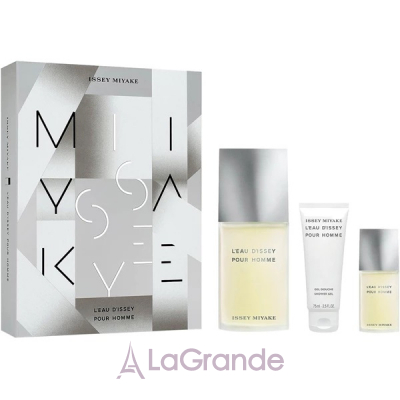 Issey Miyake L`Eau D`Issey pour Homme  (  125  +  15  +    50 )