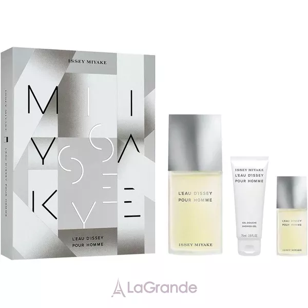Issey Miyake L`Eau D`Issey pour Homme ����� (��������� ���� 125 �� + ��������� 15 �� + ���� ��� ���� 50 ��)