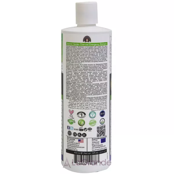 Spanish Garden The Original Charcoal Emergency Shampoo ������� � �������� ������� ��� �������� ��������