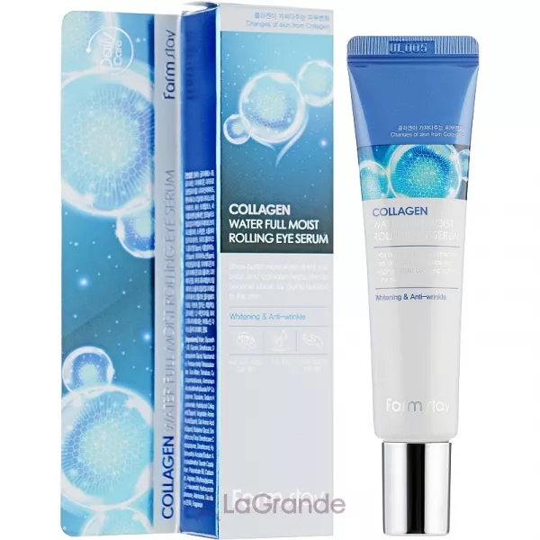 FarmStay Collagen Water Full Moist Rolling Eye Serum ���������-������ � ���������� ��� ���� ������ ����