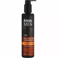 Kayan Professional Men 2 in 1 Face and Beard Cleansing Gel ���� 2�1 ��� ������ � ����, ���������