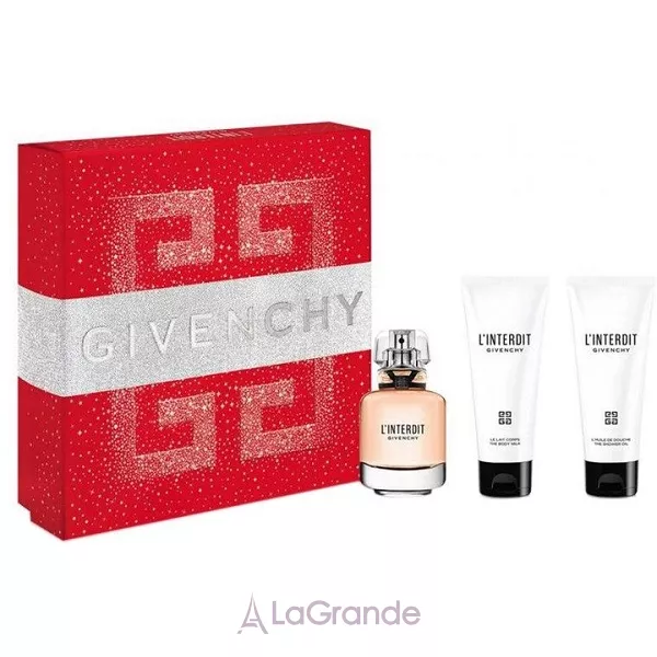Givenchy  L'Interdit ����� (��������������� ���� 50 �� + ���� ��� ���� 75 �� + ������� ��� ���� 75 ��)