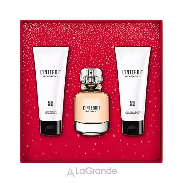 Givenchy  L'Interdit ����� (��������������� ���� 50 �� + ���� ��� ���� 75 �� + ������� ��� ���� 75 ��)