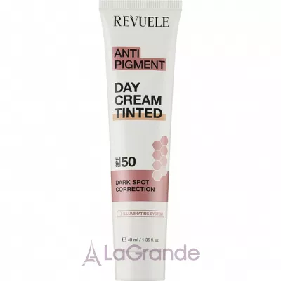 Revuele Anti Pigment Cream Tinted      SPF 50