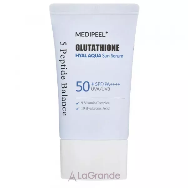 Medi-Peel Glutathione Hyal Aqua Sun Serum SPF 50+ PA++++ ������������ ��������� ��� �������