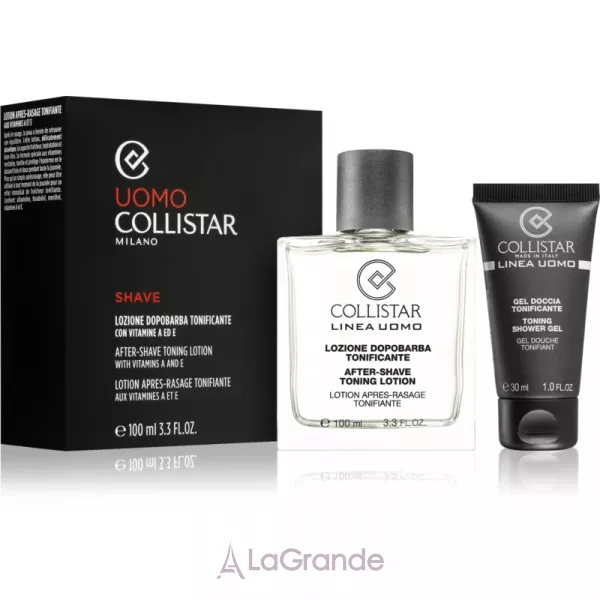Collistar Uomo Toning Set (ash/lot/100ml + sh/gel/30ml) ����� ��� ������ ������������ (������ ����� ������ + ���� ��� ����)