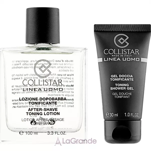 Collistar Uomo Toning Set (ash/lot/100ml + sh/gel/30ml) ����� ��� ������ ������������ (������ ����� ������ + ���� ��� ����)