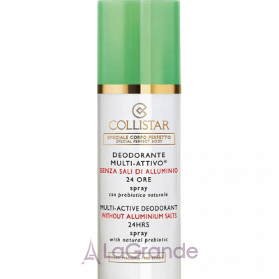 Collistar Multi-Active Deodorant Without Aluminium Salts Spray 24 Hours    