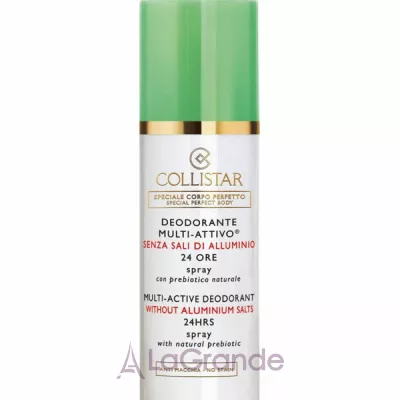 Collistar Multi-Active Deodorant Without Aluminium Salts Spray 24 Hours    