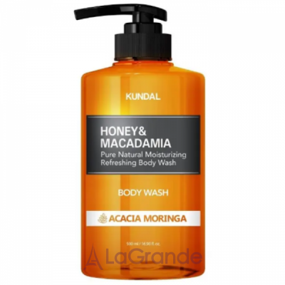 Kundal Honey & Macadamia Body Wash Acacia Moringa       ,         