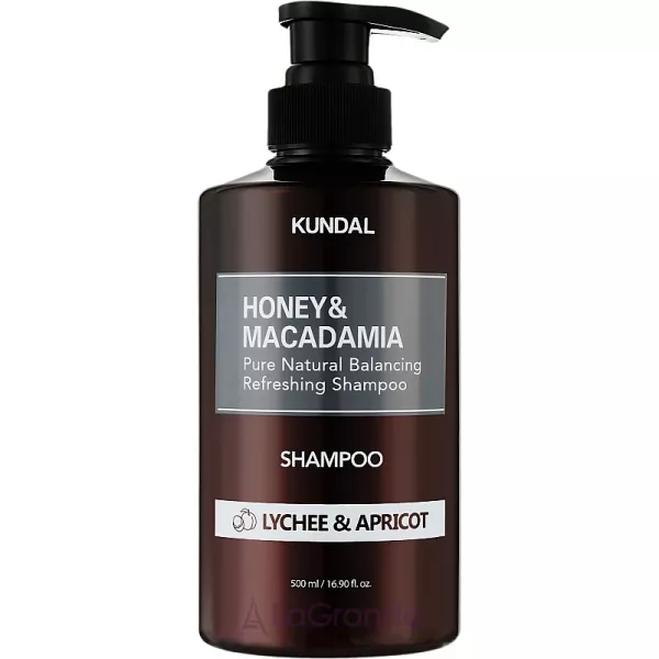 Kundal Honey & Macadamia Shampoo Lychee & Apricot ������������� ���������� ������� ��� ������������� ������� � �������� ��� � �������