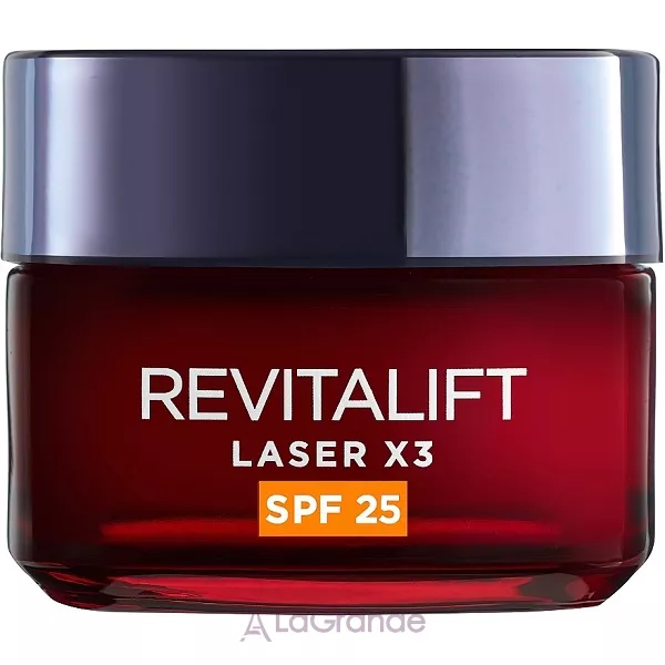 L'Oreal Paris Revitalift Laser X3 Anti-Age ������ ���������� ����-������ ������� 䳿 ��� ���� ������� � �������� ������� SPF 25