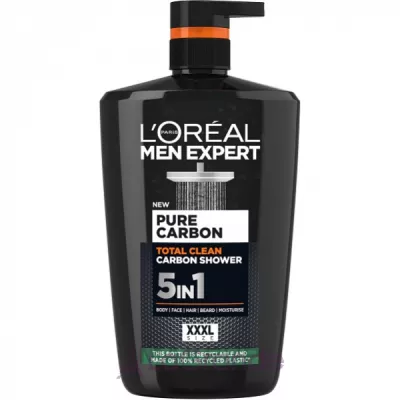 L'Oreal Paris Men Expert Total Clean Shower Gel    5  1
