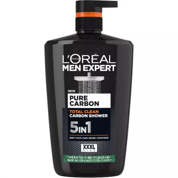 L'Oreal Paris Men Expert Total Clean Shower Gel ���� ��� ���� 5 � 1