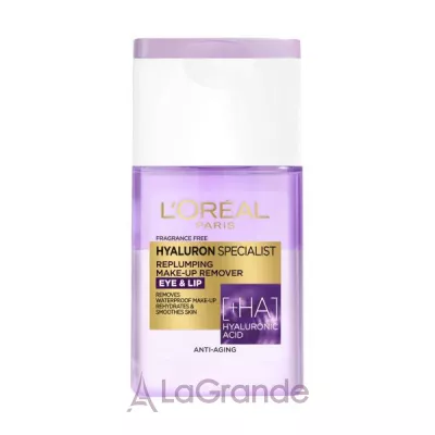 L'Oreal Paris Hyaluron Expert Replumping Make-up Remover    ,        
