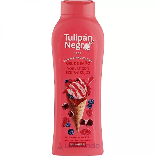 Tulipan Negro Intense Bath And Shower Gel Yoghurt With Red Fruits ���� ��� ���� 