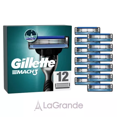 Gillette Mach3 Blades     (12 )