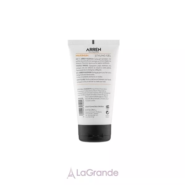 Arren Men's Grooming Maximum Styling Gel ���� ��� ��������� �������