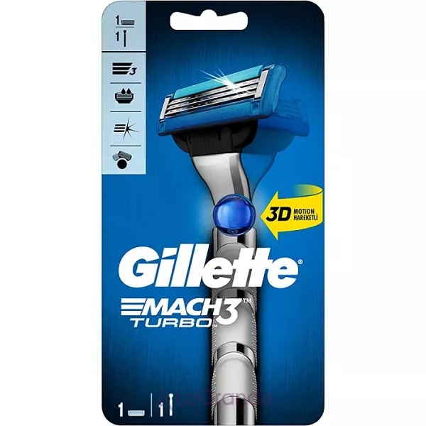 Gillette Mach3 Turbo ������ ��� ������ �������� � 1 �������