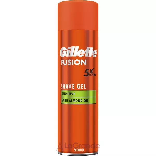 Gillette Fusion Shave Gel Sensitive With Almond Oil ���� ��� ������ ��� ������� ���� � ���������� �볺�