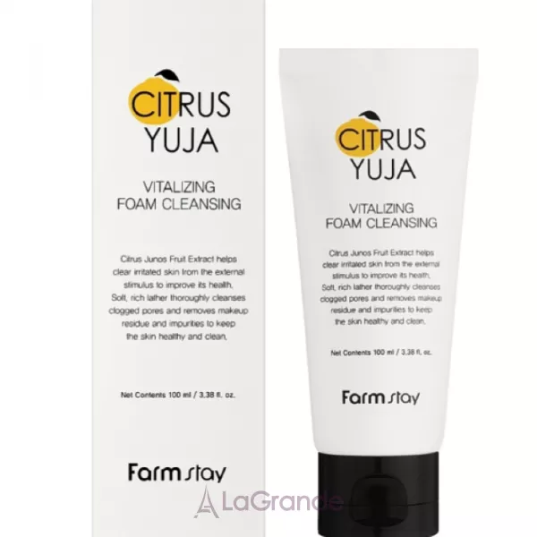 FarmStay Citrus Yuja Vitalizing Foam Cleansing ϳ��� ��� ��������