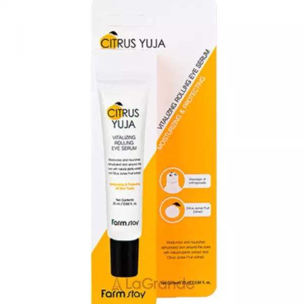FarmStay Citrus Yuja Vitalizing Rolling Eye Serum �������� ��������� ��� ���� ������� ���� � ���������� ����