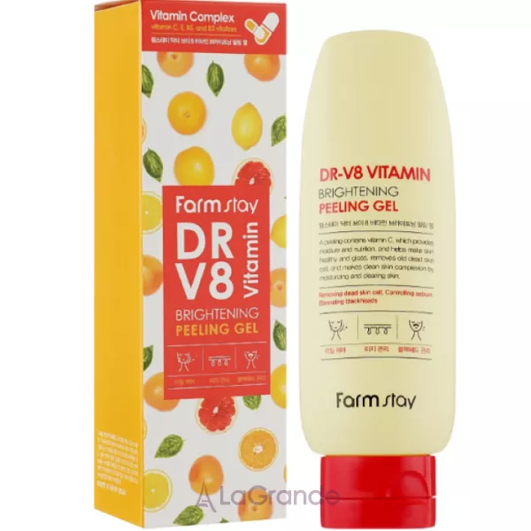 FarmStay DR-V8 Vitamin Brightening Peeling Gel ������ ��� ����