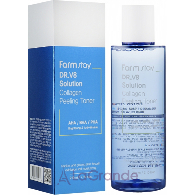 FarmStay Dr.V8 Solution Collagen Peeling Toner -  