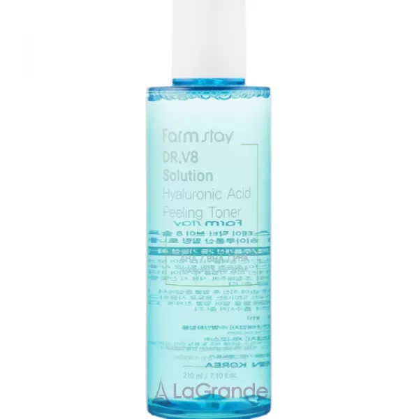 FarmStay Dr.V8 Solution Hyaluronic Acid Peeling Toner ϳ���-����� �� ���������� ������