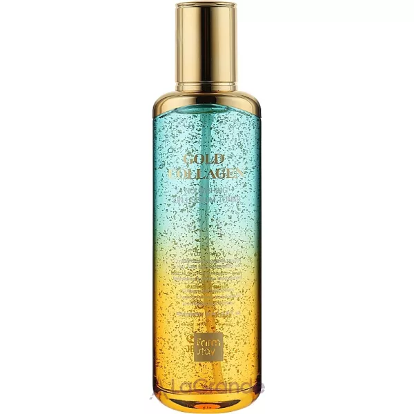 FarmStay Gold Collagen Nourishing 2 In 1 Serum Toner �����-��������� � ���������� � ������� ��� ����