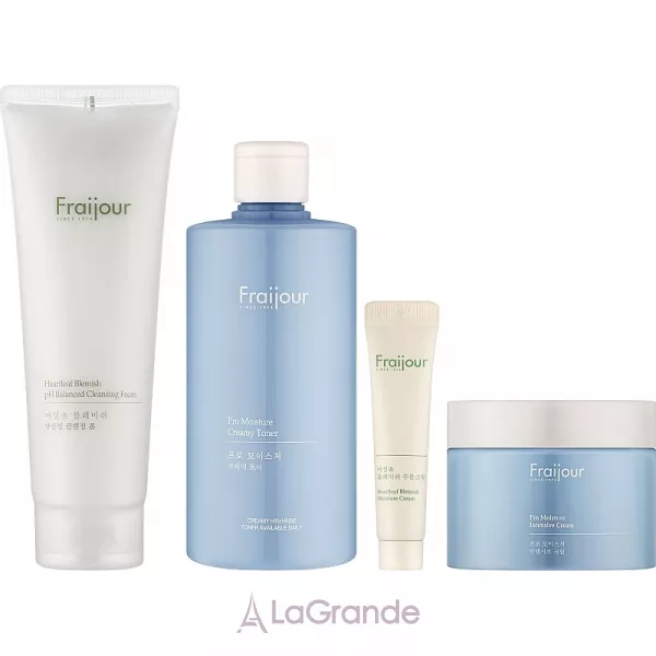 Fraijour Basic Care for Dry and Sensitive Skin Kit ����� ��� ���� (f/toner/500ml + f/foam/250ml + f/cr/50ml + f/cr/10ml)